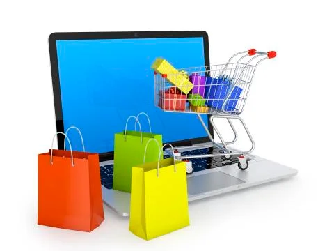 Electronic commerce Stock Illustration
