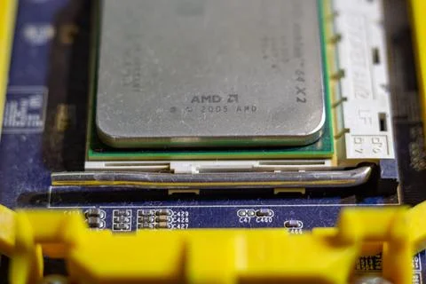 Electronic component of computer hardware. Russia - 28 July 2026 Stock Photos