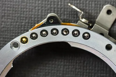 Electronic component with contacts Stock-Fotos