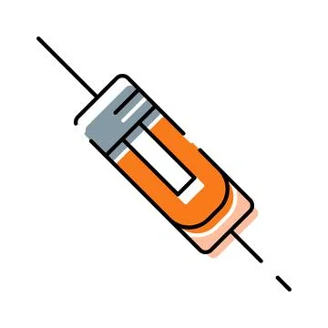 Electronic component resistor providing electrical resistance in circuit Illustrazione stock