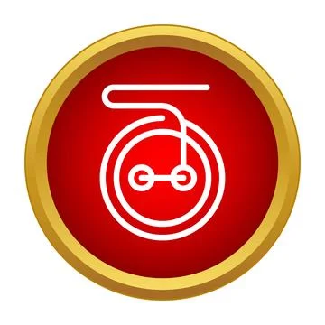 Electronic component schematic symbol flat line icon Stock Illustration