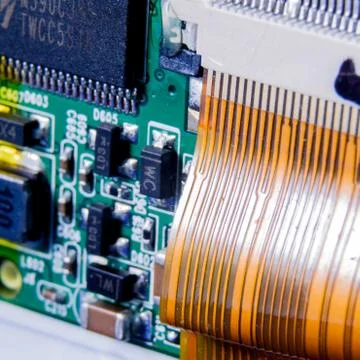 Electronic component of tablet Stock Photos