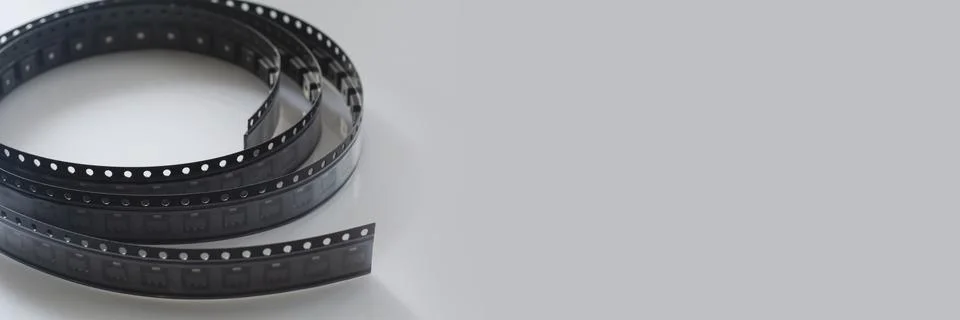 Electronic component on white background. Panoramic banner. SMD components in Stock Photos