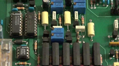 Electronic components board Stock Footage 39622744