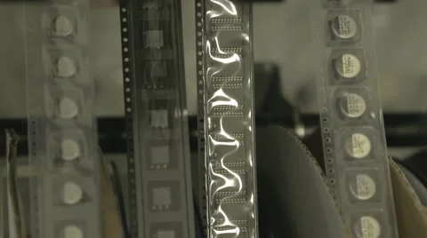 Electronic components for circuit board Stock-Footage 61129268