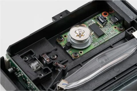 Electronic components of laser printer Stock Photos