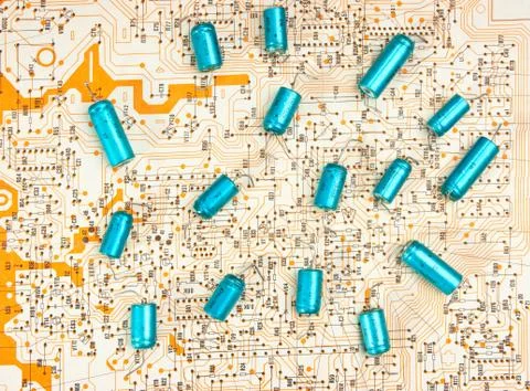 Electronic components 스톡 사진