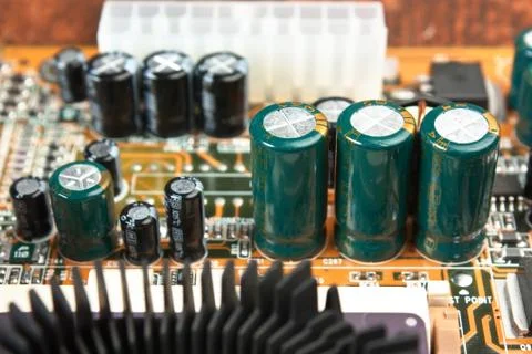 Electronic components Stock Photos