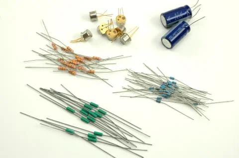 Electronic components Stock Photos