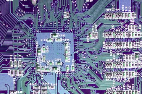 Electronic components Stock Photos