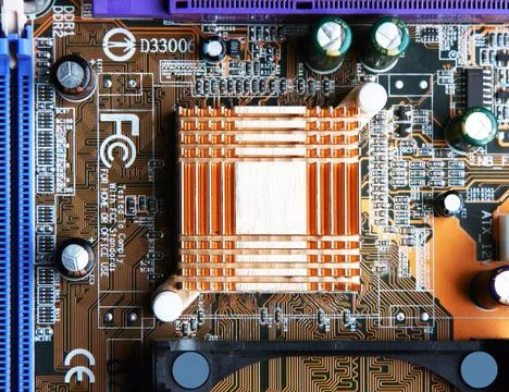 Electronic components Stock Photos