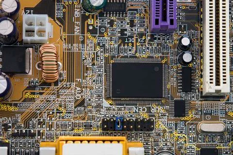 Electronic components Stock Photos