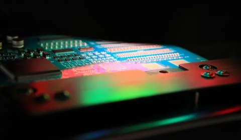 Electronic components Stock Photos