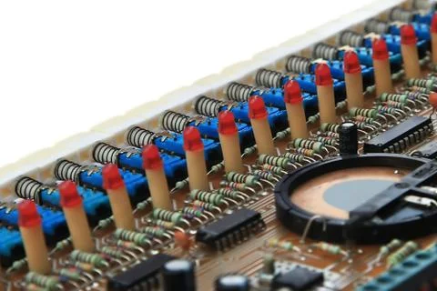 Electronic components Stock Photos