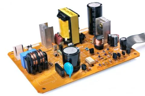 Electronic components Stock Photos