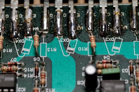 Electronic components Stock Photos