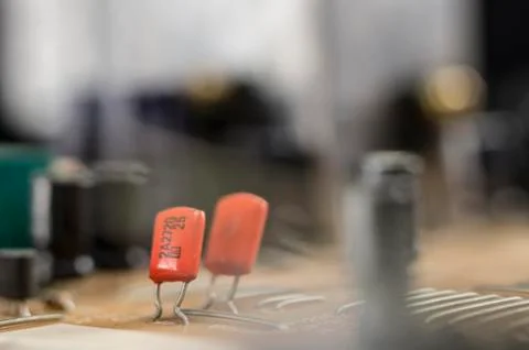 Electronic components. Stock Photos