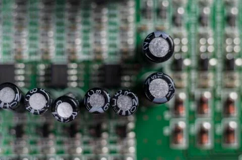 Electronic components Stock Photos