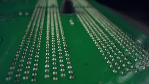 Electronic computer hardware technology. Integrated communication processor 스톡 사진