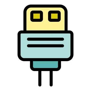 Electronic connector, connecting cable, modern technology, data transfer, d.. Stock Illustration