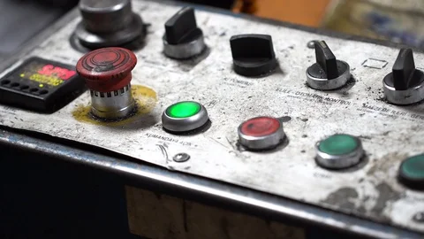 Electronic control board at factory Stock Footage 98456973