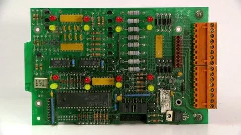 Electronic Control Board Stock Footage 71751622