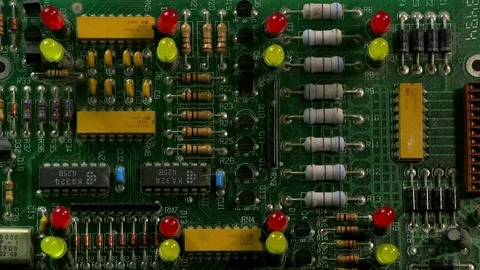 Electronic Control Board Stock-Footage 71751659