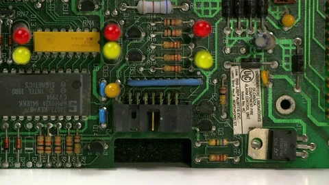 Electronic Control Board Stock-Footage 71751874