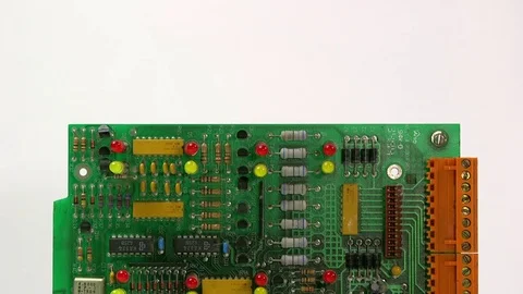 Electronic Control Board Stock Footage 71751992