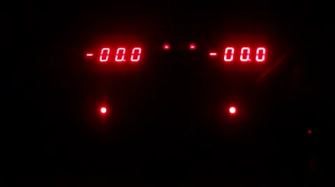 Electronic counter numbers Vídeos de archivo 53286673