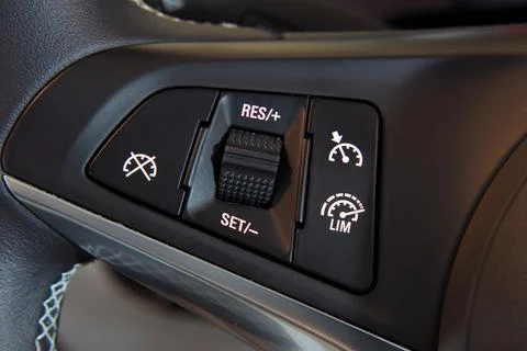 Electronic Cruise control, tempomat Stock Photos