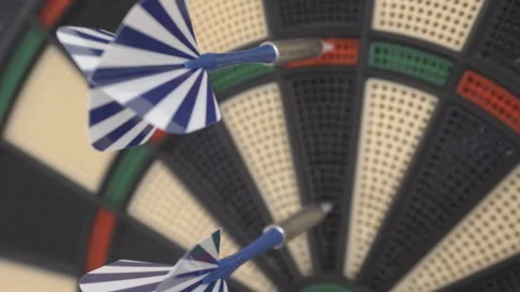 Electronic dartboard Stock Footage 248778305
