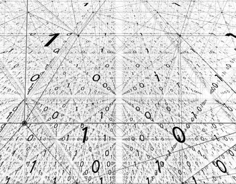 Electronic data array, network data storage and transmission 스톡 일러스트