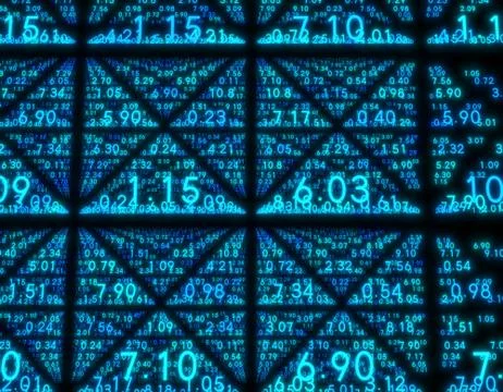 Electronic data array, network data storage and transmission 스톡 일러스트