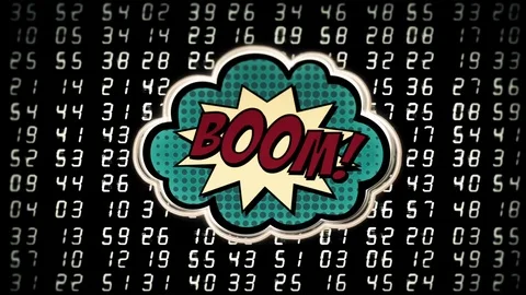 Electronic data code crash error - cybecurity 動画素材 78833550