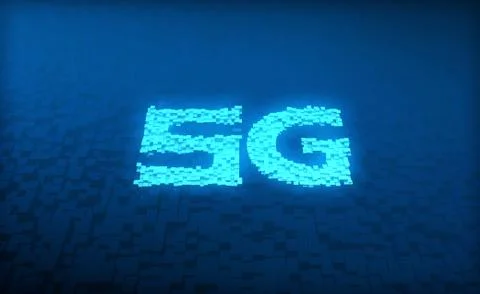 Electronic data technology, 5G, information composition and interaction イラスト素材