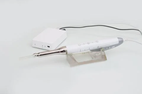 Electronic device for administering anesthesia in dentistry Stock Photos