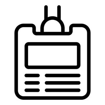 Electronic device with antenna transmitting data wirelessly Stock Illustration