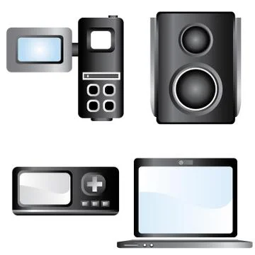 Electronic device Stock Illustration