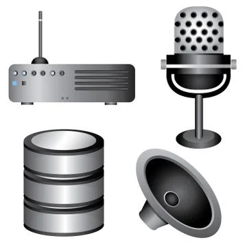 Electronic device Stock Illustration