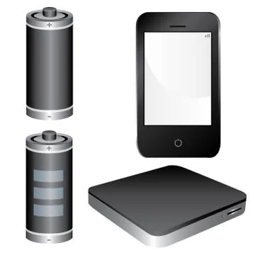 Electronic device Stock Illustration