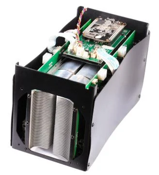 Electronic device isolated on white background 스톡 사진