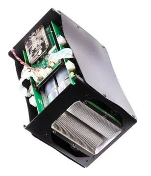 Electronic device isolated on white background 스톡 사진