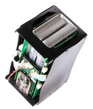 Electronic device isolated on white background 스톡 사진