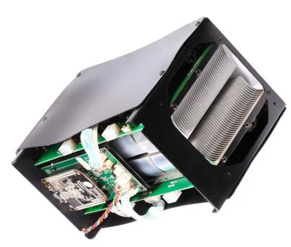 Electronic device isolated on white background 스톡 사진