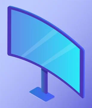 Electronic Device, Personal Computer or Television Stock Illustration