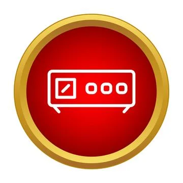 Electronic device power unit testing linear icon Stock Illustration