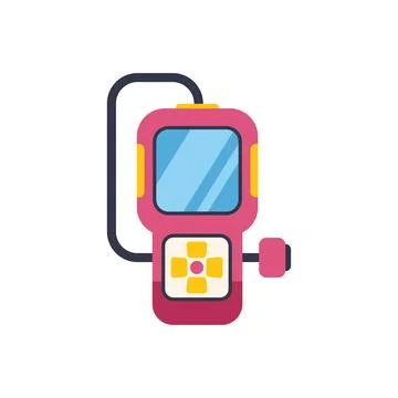 Electronic device showing blank screen for debugging programming code 스톡 일러스트