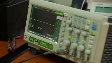 Electronic device on table Stock Footage 77048125