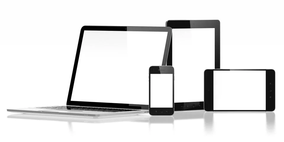Electronic devices Stock Illustration